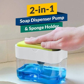 2 In 1 Soap Dispenser Soap Pump With Sponge (11.11 Sale)