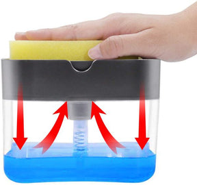 2 In 1 Soap Dispenser Soap Pump With Sponge (11.11 Sale)