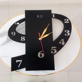 3D-Wooden Stylish Wall Clock