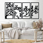 Nature Wood Wall-Art | 4 Panels