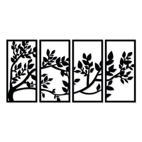 Nature Wood Wall-Art | 4 Panels